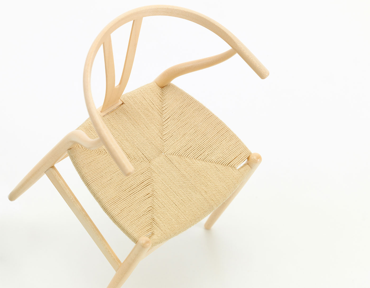Miniature Wegner Y Chair Art Vitra 