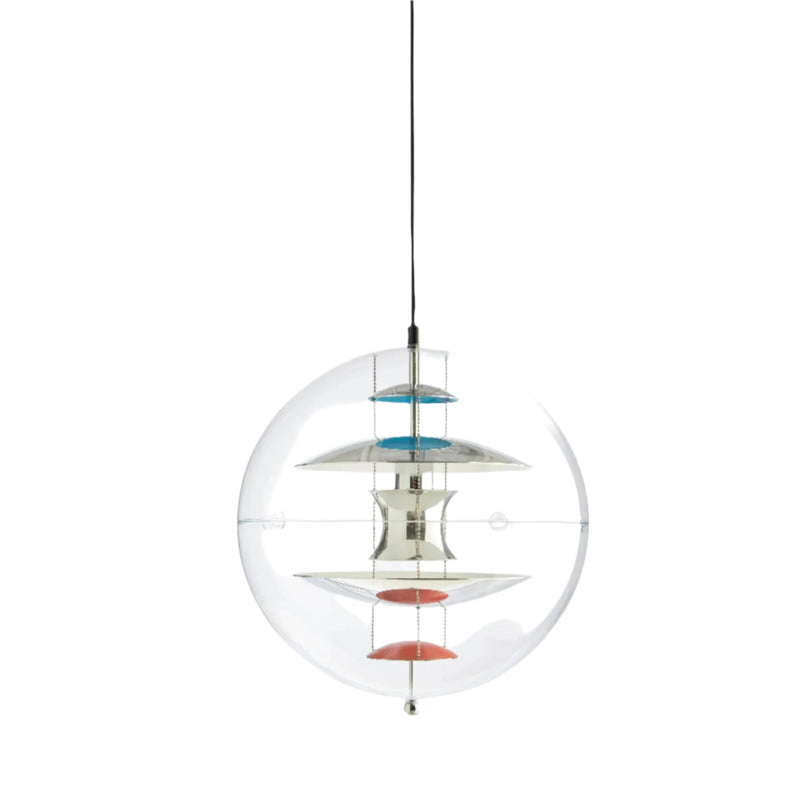 VP Globe Suspension Lamp suspension lamps Verpan Medium: 15.8" dia. Brushed Aluminum 