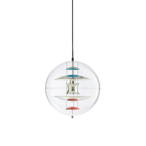 VP Globe Suspension Lamp suspension lamps Verpan Medium: 15.8" dia. Brushed Aluminum 