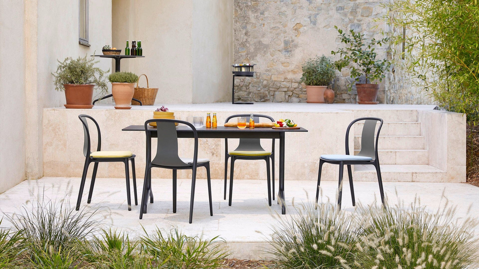 Belleville Rectangular Table Dining Tables Vitra 