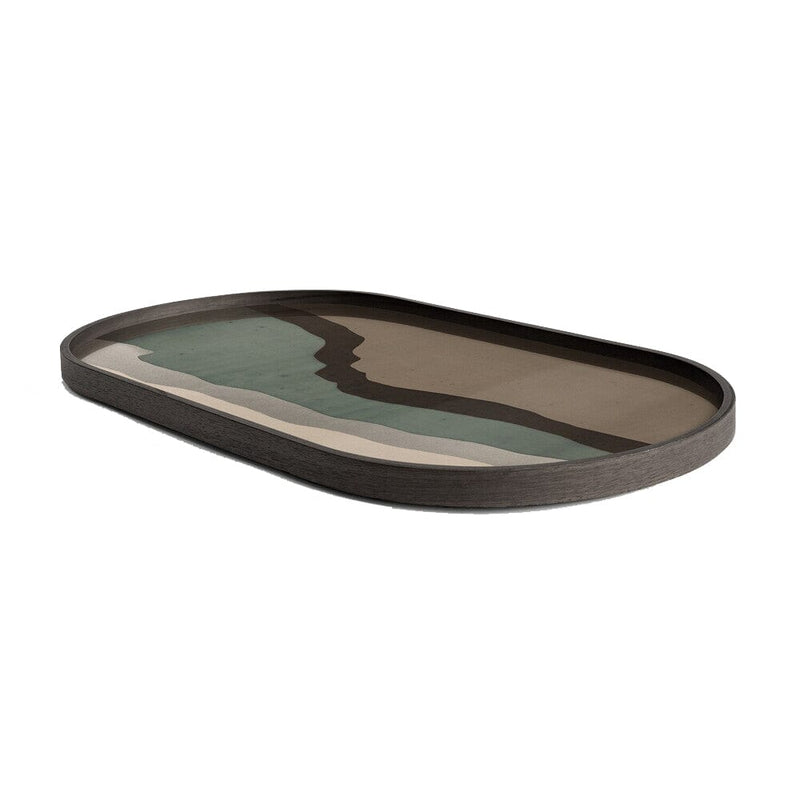 Wabi Sabi Glass Oblong Tray Tray Ethnicraft 