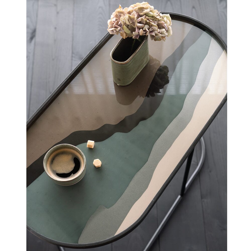 Wabi Sabi Glass Oblong Tray Tray Ethnicraft 