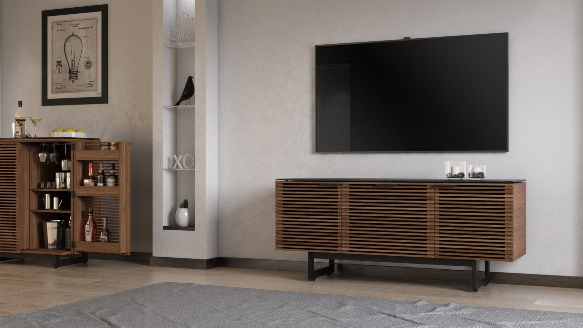 Corridor Media console 8177 Home Theatre BDI 