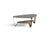 Dino 1364 Small Coffee Table Coffee Tables BDI Natural Walnut 