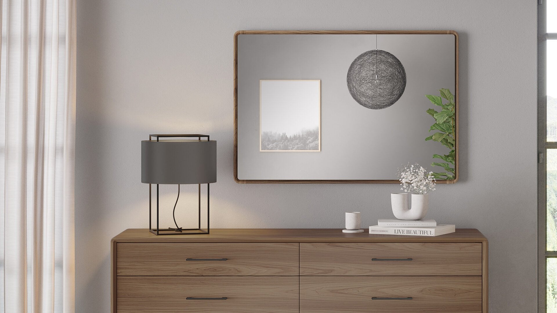 Linq 9194 Rectangular Mirror