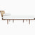 Nelson Thin Edge Bed - Wood Taper Legs Beds herman miller 