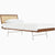 Nelson Thin Edge Bed - H Frame Legs Beds herman miller 