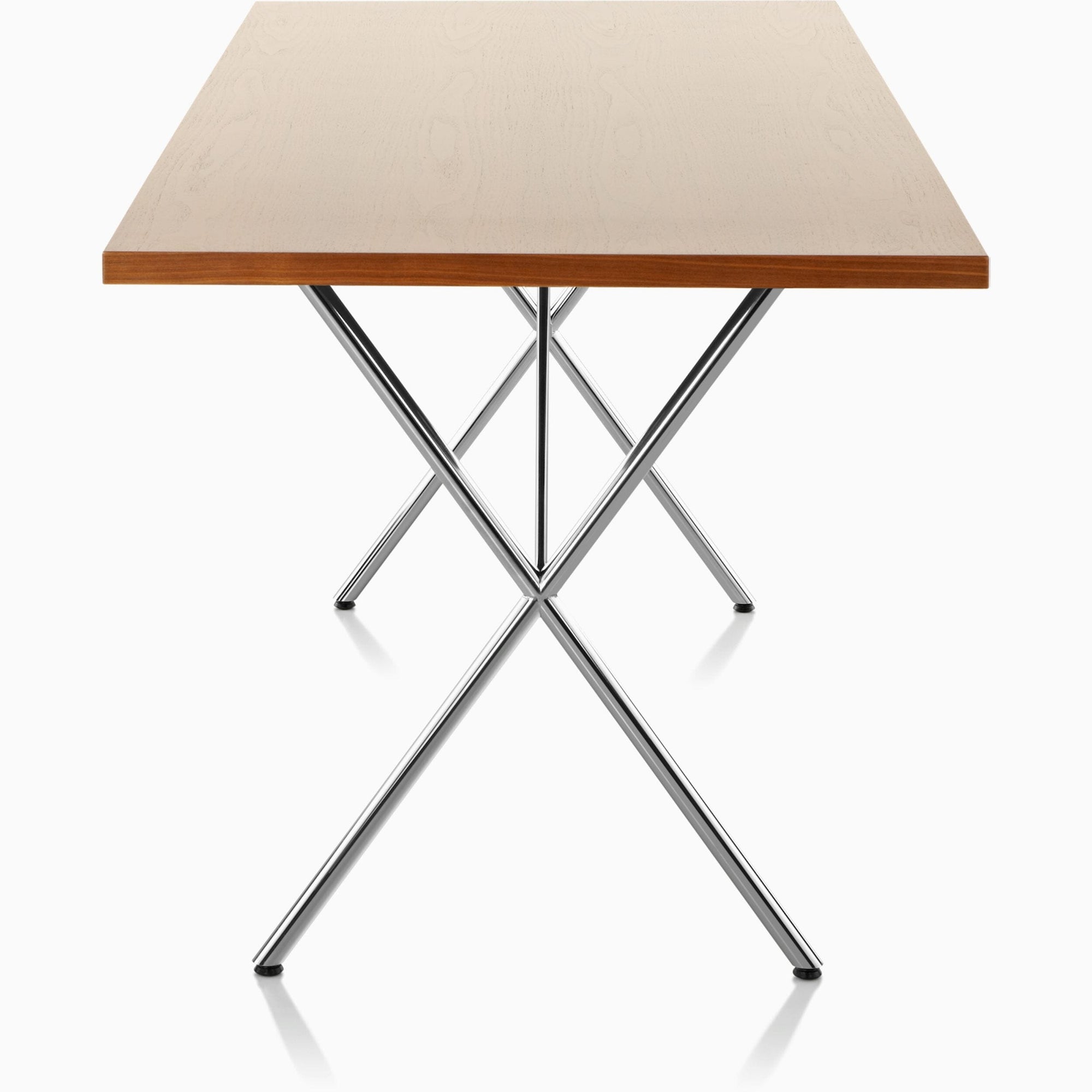 Nelson X-Leg Table with Veneer Top Dining Tables herman miller 