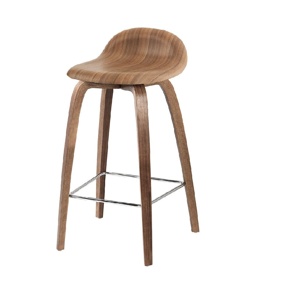 3D Counter Stool – Wood Base Stools Gubi 