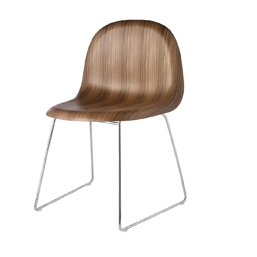 3D Dining Chair - Sledge Base Dining Chair Gubi 