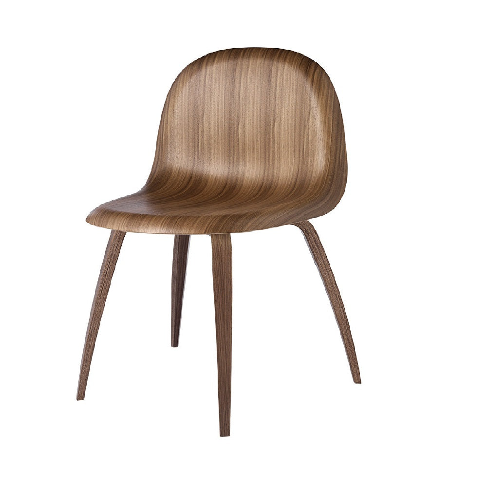 3D Dining Chair - Wood Base