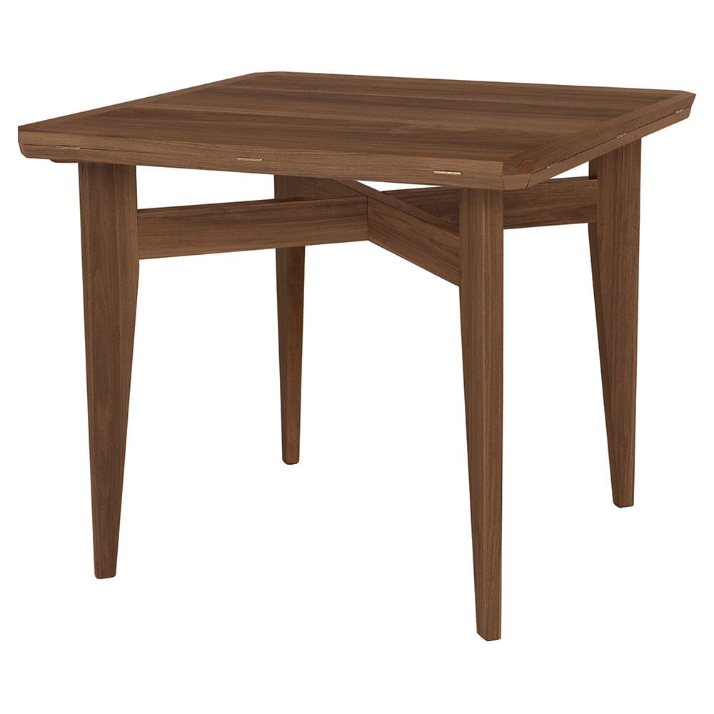 B-Table Pivoting Extendable Dining Table Dining Tables Gubi American Walnut 