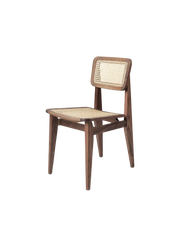 C-Chair Dining Chair- Unupholstered French Cane Chairs Gubi American Walnut Oiled + $100.00 All French Cane 