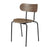 Coco 4-Legged Stackable Dining Chair Dining Chair Gubi Walnut Lacquered 