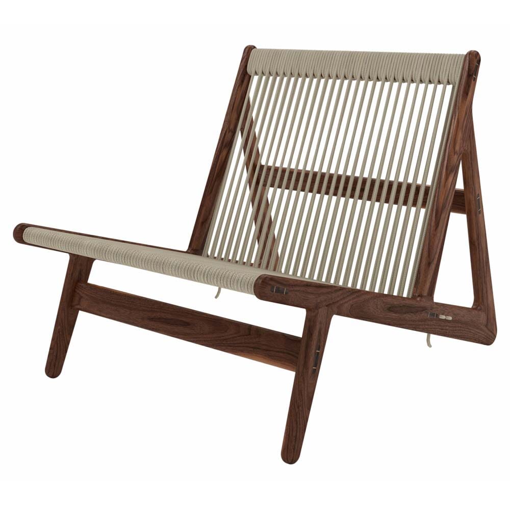 MR01 Initial Chair lounge chair Gubi Solid American Walnut 