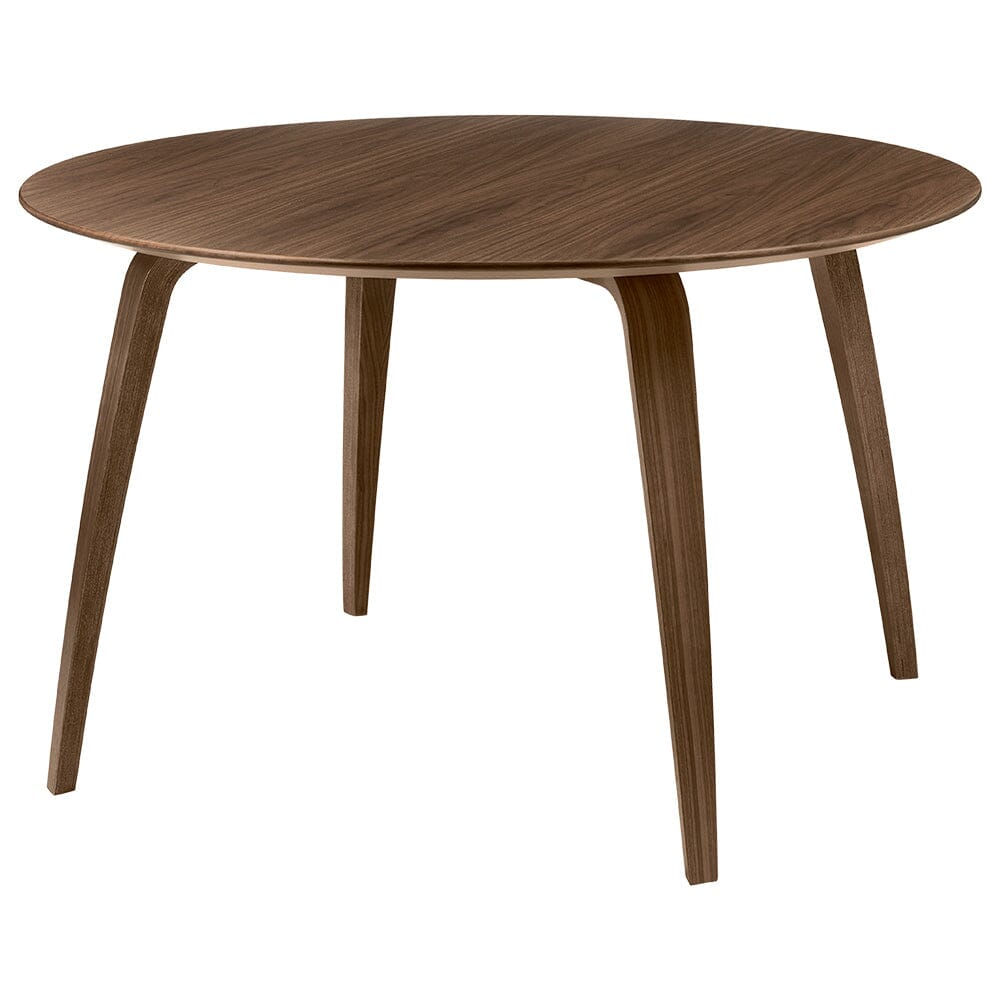 Gubi Round Dining Table Dining Tables Gubi American Walnut 