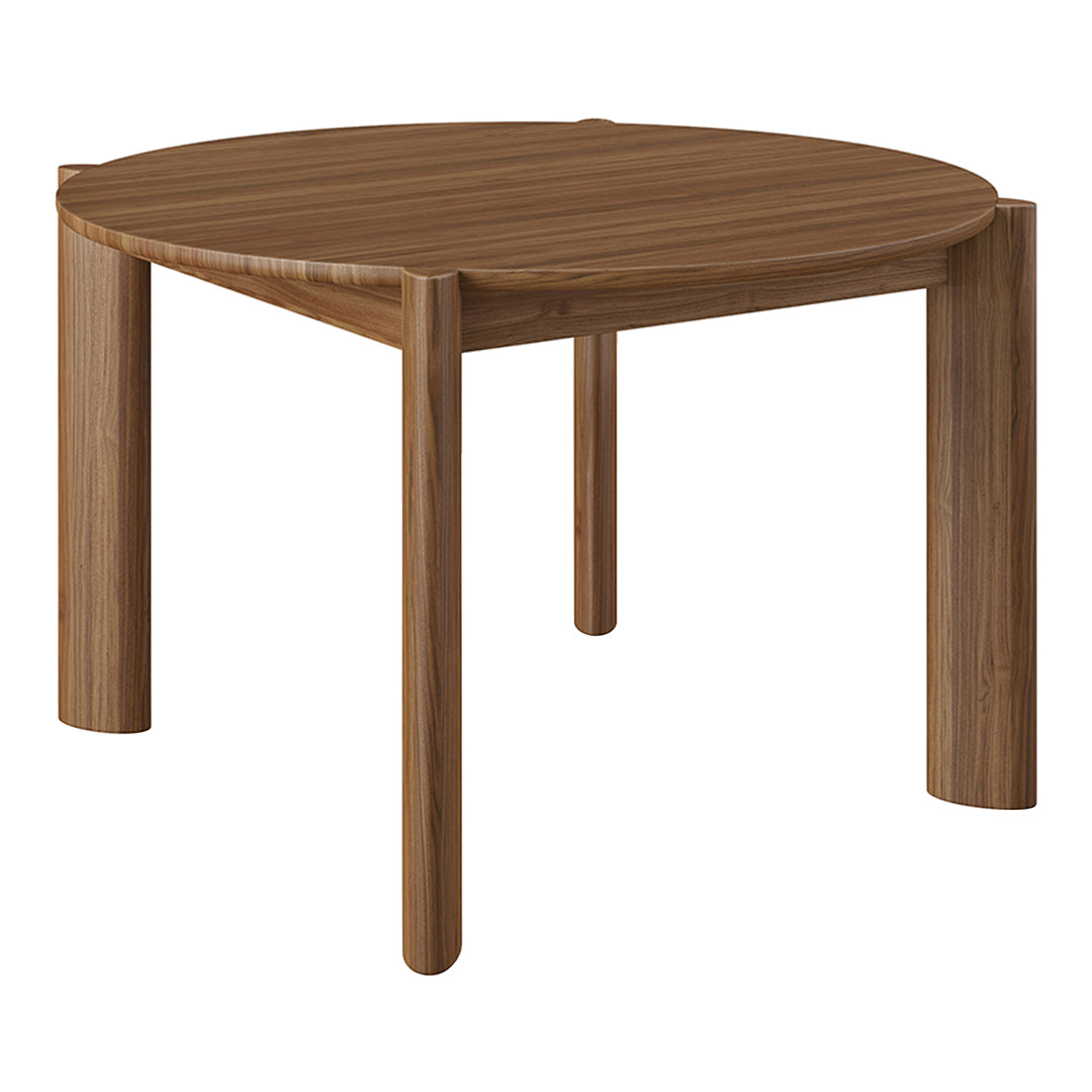 Bancroft Round Dining Table Dining Tables Gus Modern Walnut 