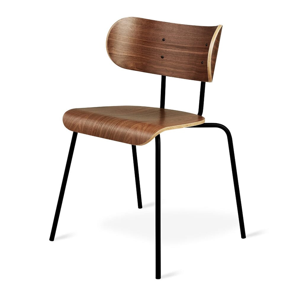 Bantam Dining Chair Dining chairs Gus Modern Walnut Black 