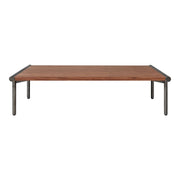 Manifold Rectangle Coffee Table Coffee table Gus Modern Walnut/Pewter 