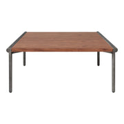 Manifold Square Coffee Table Coffee table Gus Modern Walnut/Pewter 