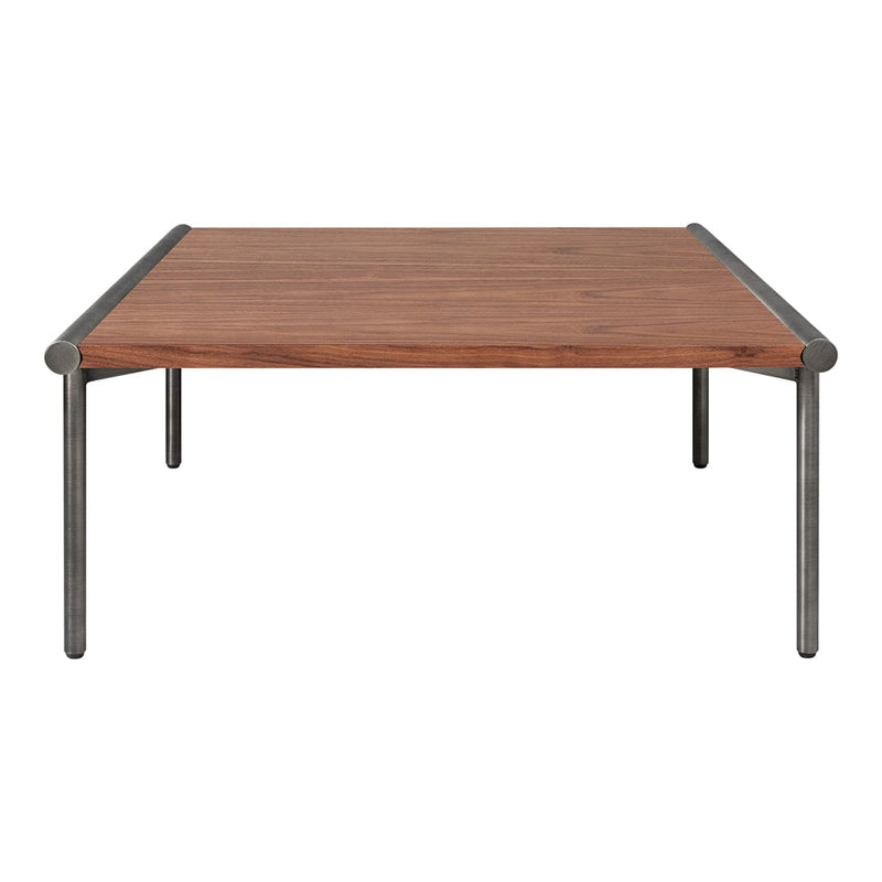 Manifold Square Coffee Table Coffee table Gus Modern Walnut/Pewter 