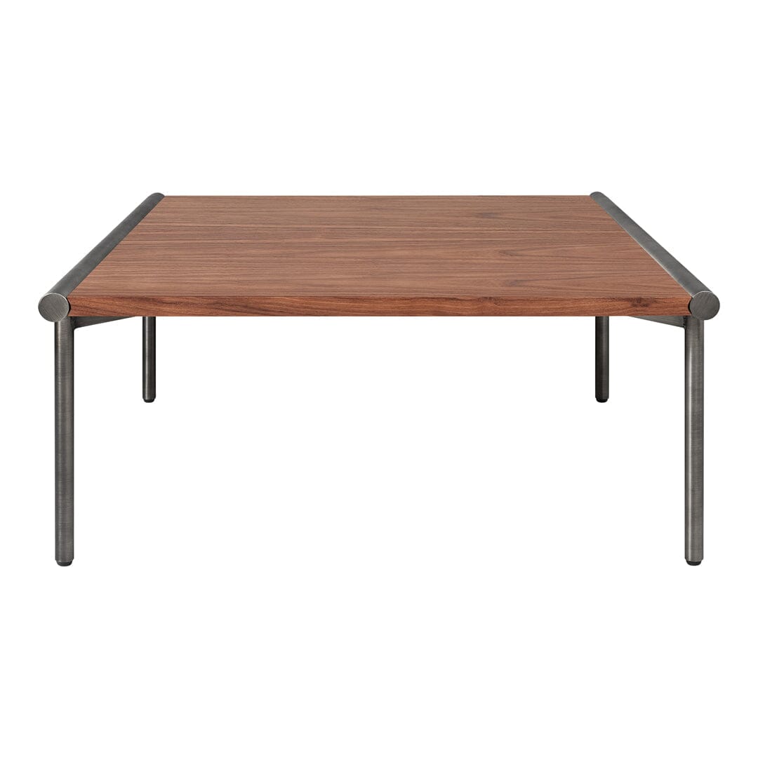 Manifold Square Coffee Table Coffee table Gus Modern Walnut/Pewter 