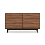 Munro 6 Drawer Dresser storage Gus Modern Walnut 