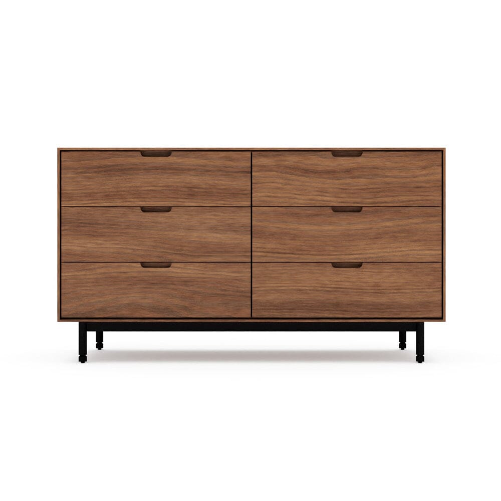 Munro 6 Drawer Dresser storage Gus Modern Walnut 