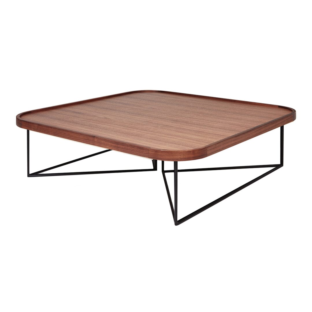 Porter Square Coffee Table Coffee table Gus Modern Walnut & Black 