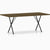 Nelson X-Leg Table with Laminate Top Dining Tables herman miller 