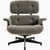 Eames Lounge Chair in Mohair Supreme lounge chair herman miller Standard Walnut + $800.00 Mohair Supreme Lupine