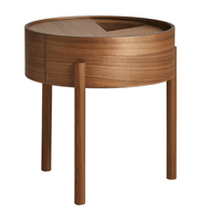 Arc Side Table side/end table Woud Walnut 