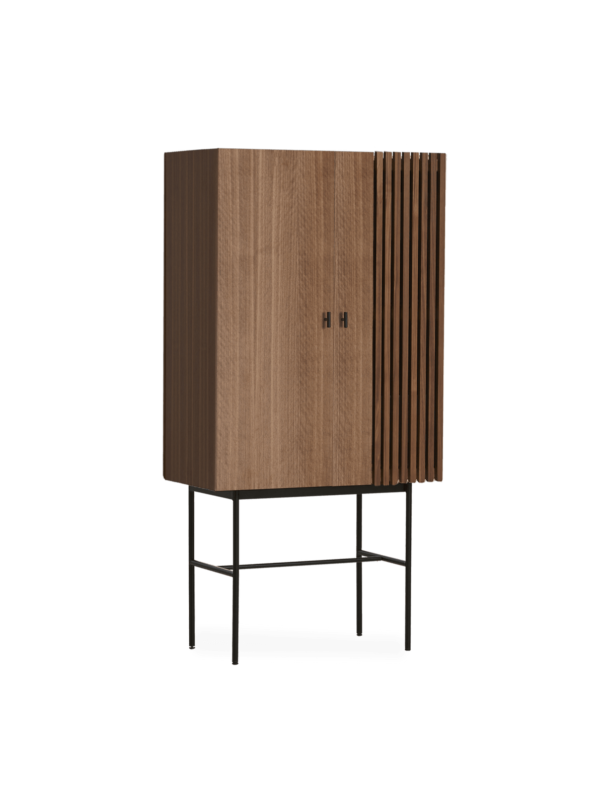 Array Highboard storage Woud Walnut 