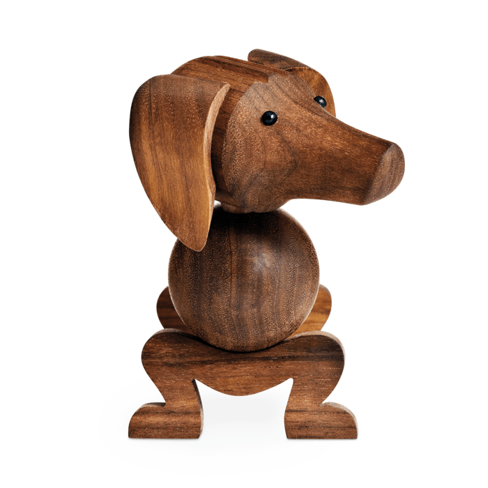 Kay Bojesen Dog, Walnut, view 3