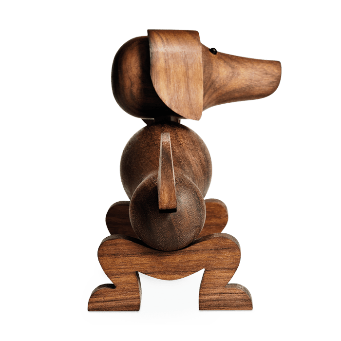 Kay Bojesen Dog, Walnut, view 2