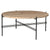 TS Round Coffee Table - Marble Top Tables Gubi Polished Steel Warm Taupe Travertine Medium: Dia 31.5"