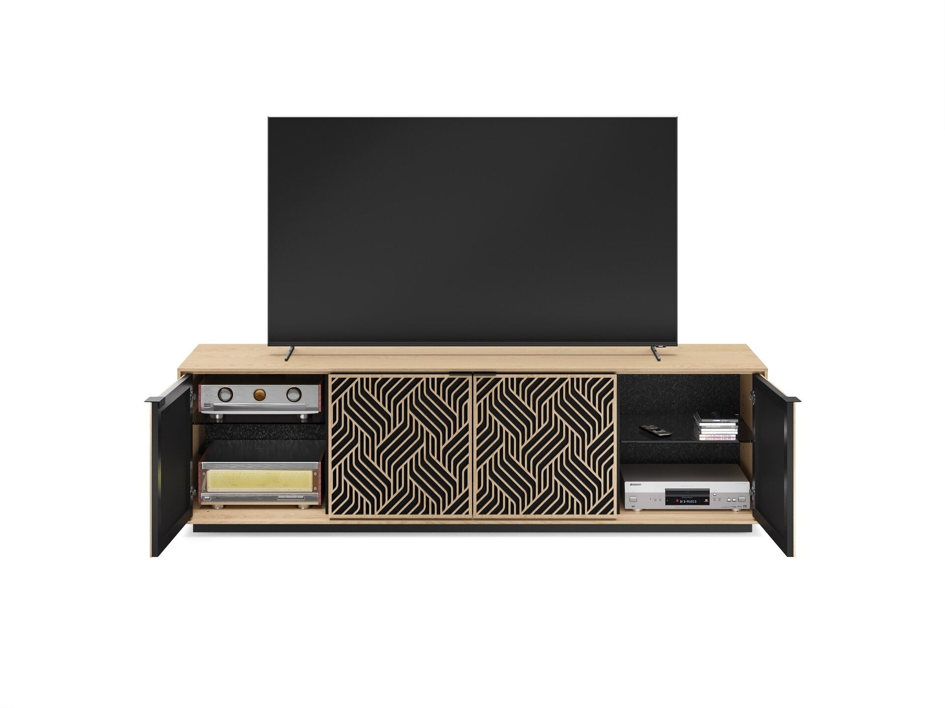 Elements 8703-WE Media + Storage Cabinet