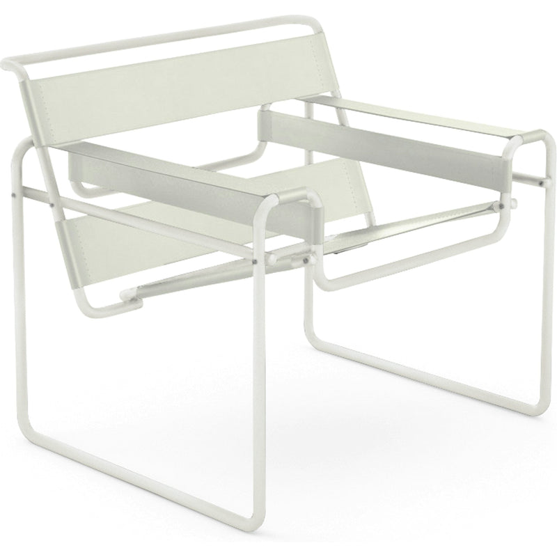 Wassily Chair lounge chair Knoll Belting Leather - Cream White 