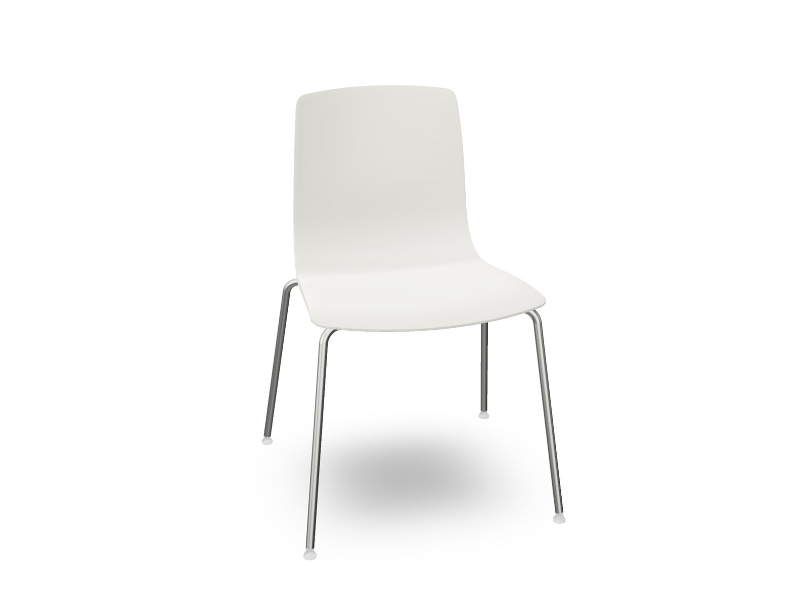 Aava 02 Polypropylene Chair With 4 Leg Base