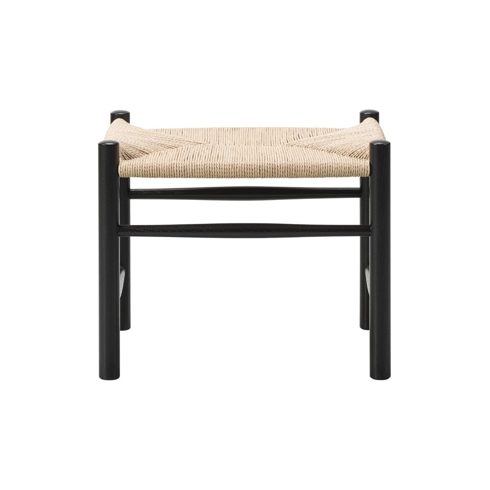 Wegner J16 Stool Fredericia Black Lacquered Oak 