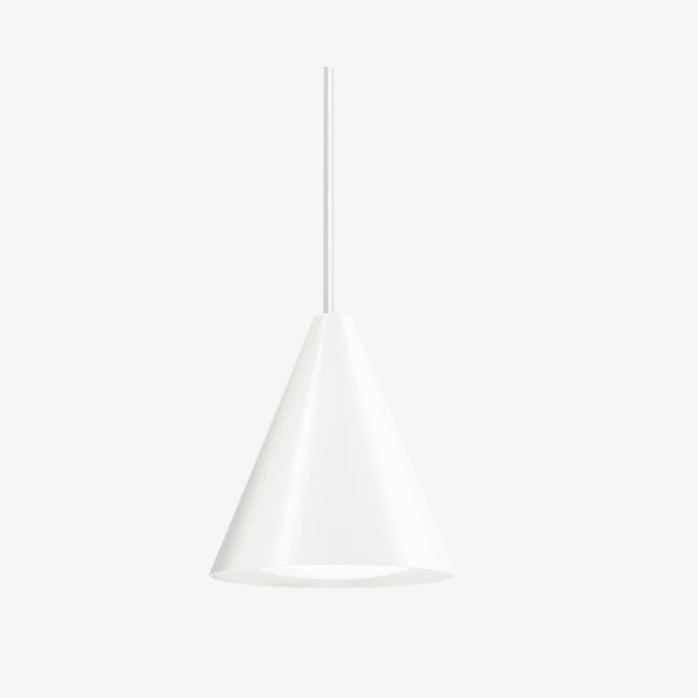 Keglen LED Pendant Pendant Lights Louis Poulsen White 10 in LED 2700K