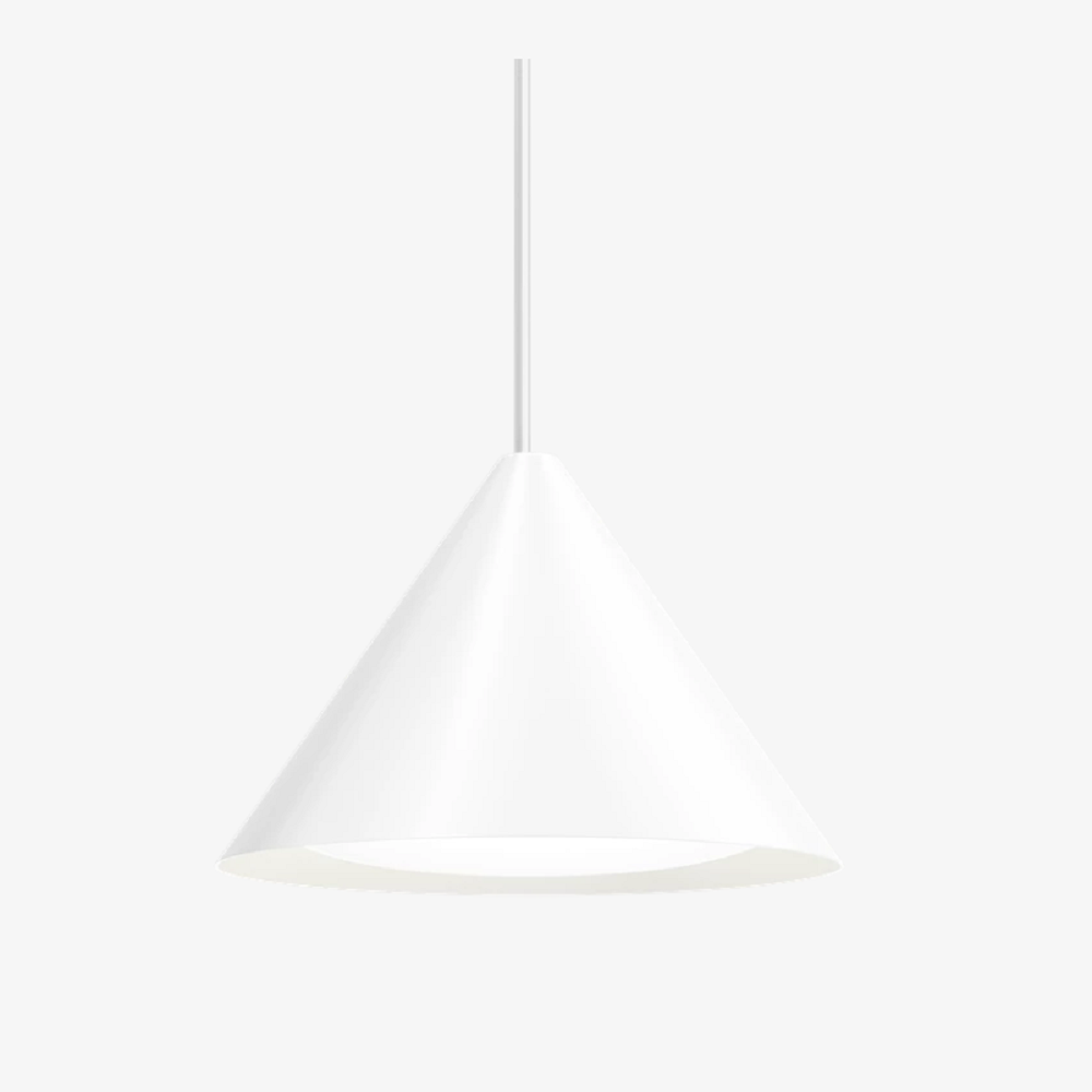 Keglen LED Pendant Pendant Lights Louis Poulsen White 16 in LED 2700K