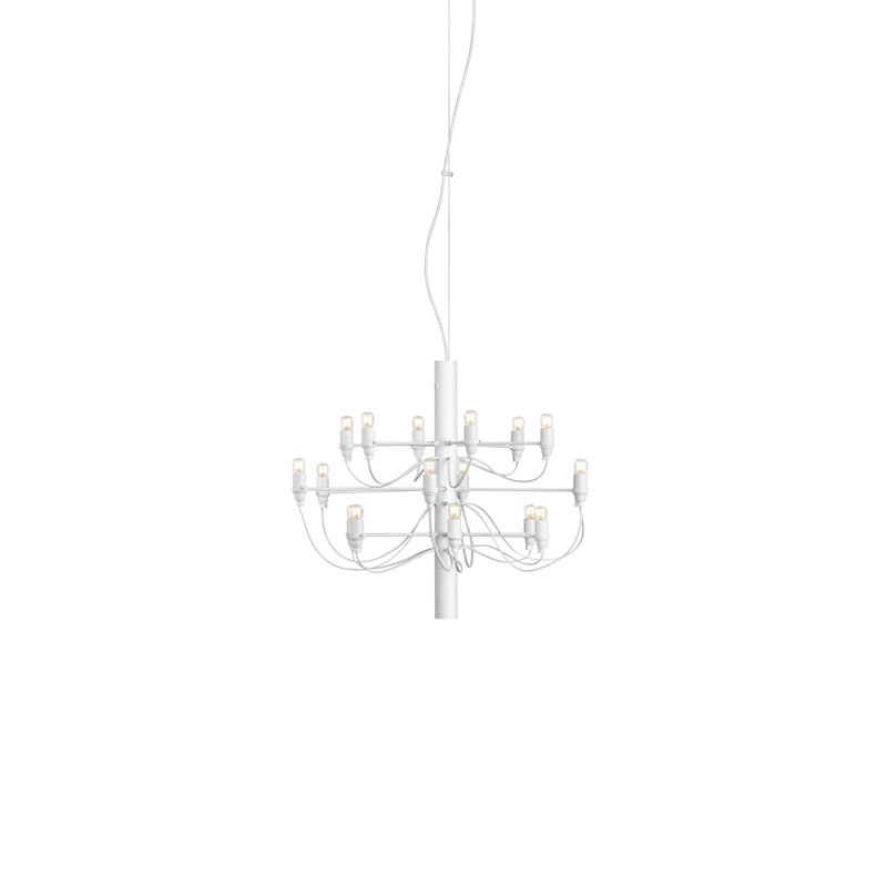 2097 Chandelier Suspension Lamp Pendant Lights Flos White LED 18 Bulb Pendant