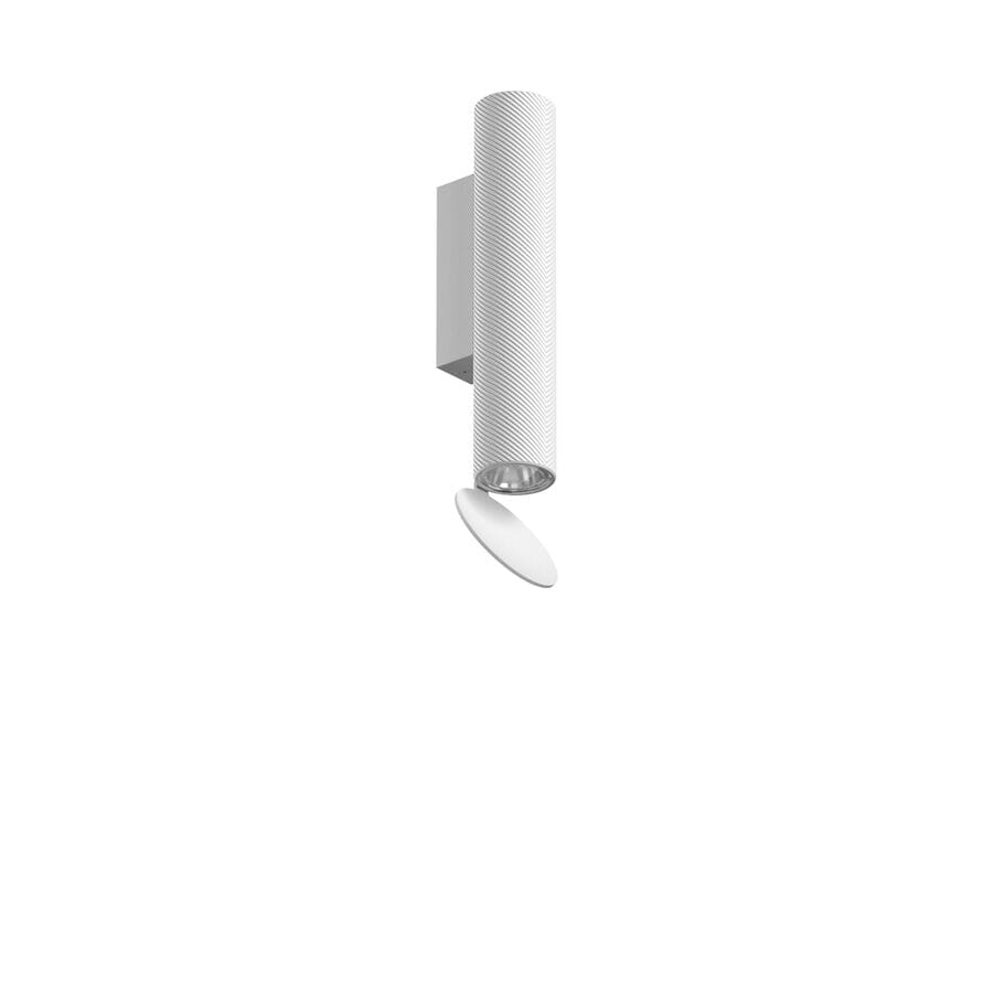 Flauta Spiga Outdoor Wall Sconce Outdoor Lighting Flos White 225mm / 8.9&quot; 2700K