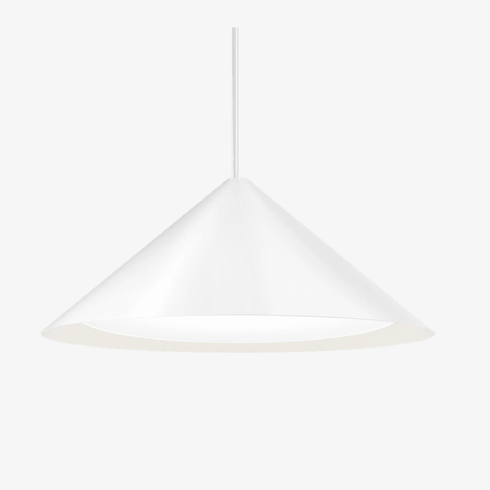 Keglen LED Pendant Pendant Lights Louis Poulsen White 26 in LED 2700K