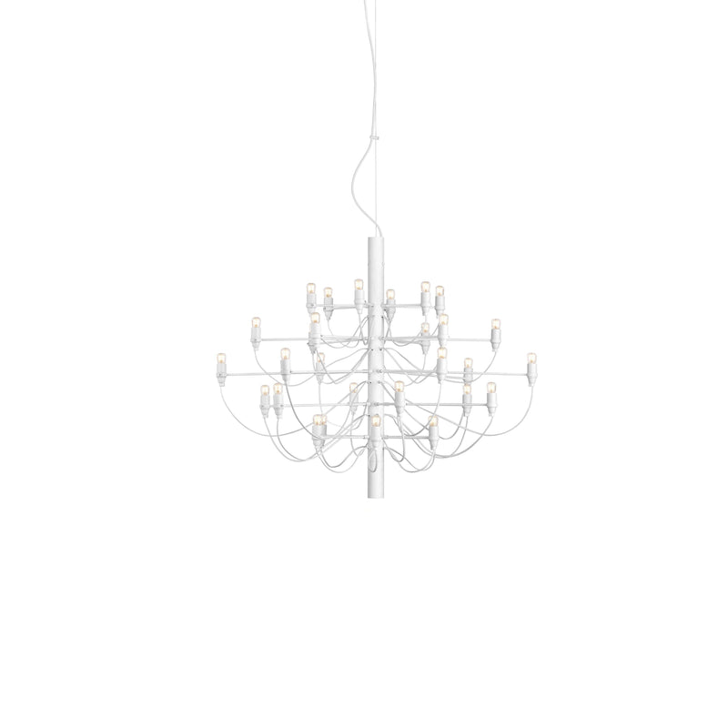 2097 Chandelier Suspension Lamp Pendant Lights Flos White LED 30 Bulb Pendant