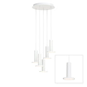 Cielo Plus Multi-Light LED Pendant hanging lamps Pablo Cielo chandelier 5 - White / White cord 