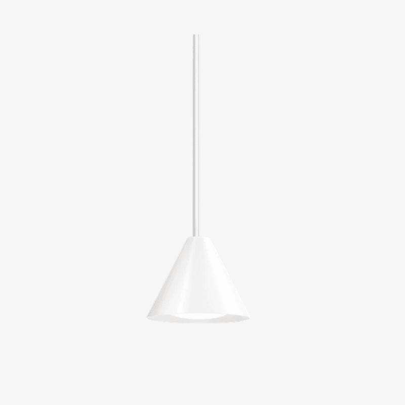 Keglen LED Pendant Pendant Lights Louis Poulsen White 7 in LED 2700K