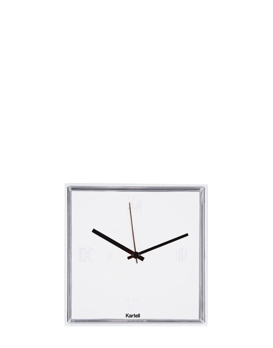 Tic and Tac Wall Clock Clocks Kartell White 