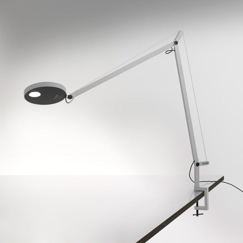 Demetra LED Table Lamp Table Lamps Artemide White Table Clamp No
